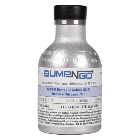 bump test gas bottle|industrial scientific bump and go.